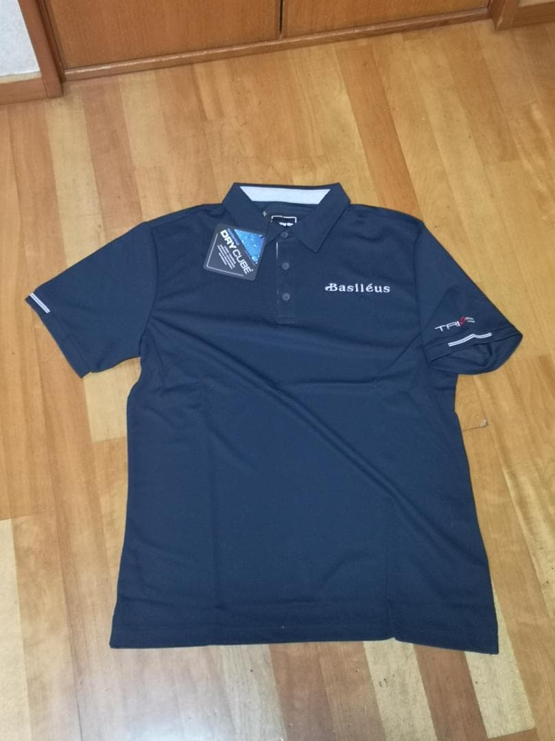 新品 未使用 非売品 トライファス バシレウス ポロシャツ Lサイズ