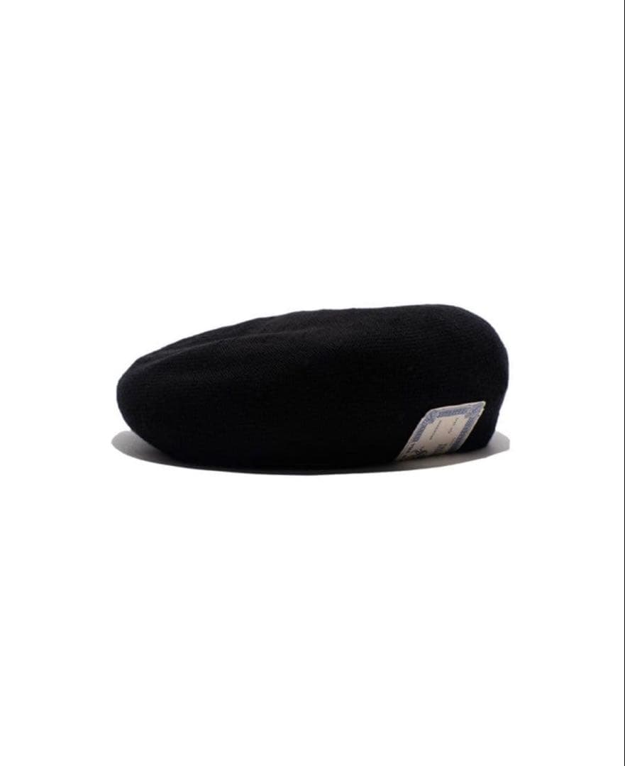 THE H.W.DOG　WOOL BASIC BERET - Black