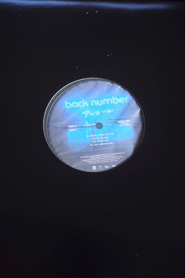 back number BOX仕様/4枚組/180g重量盤レコード