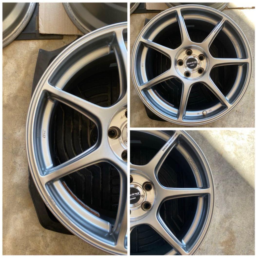 エンケイ RS+M 17インチ／7.5J／PCD100／5穴／4本セット