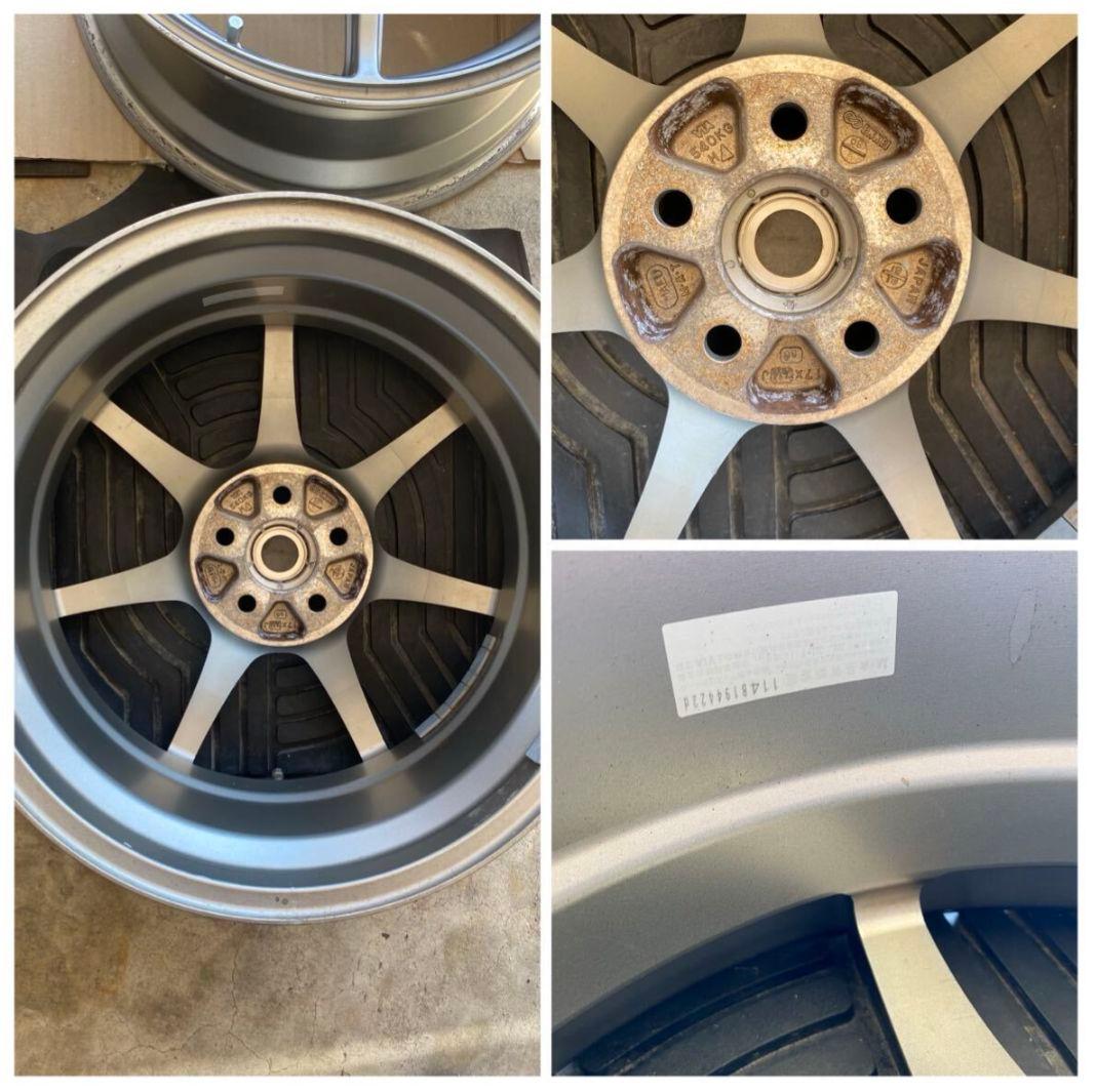 エンケイ RS+M 17インチ／7.5J／PCD100／5穴／4本セット