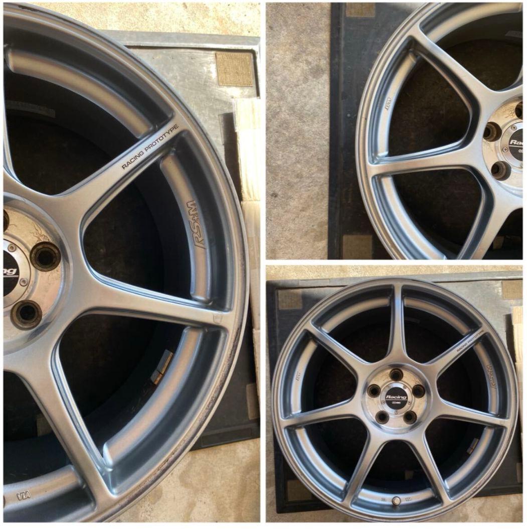 エンケイ RS+M 17インチ／7.5J／PCD100／5穴／4本セット