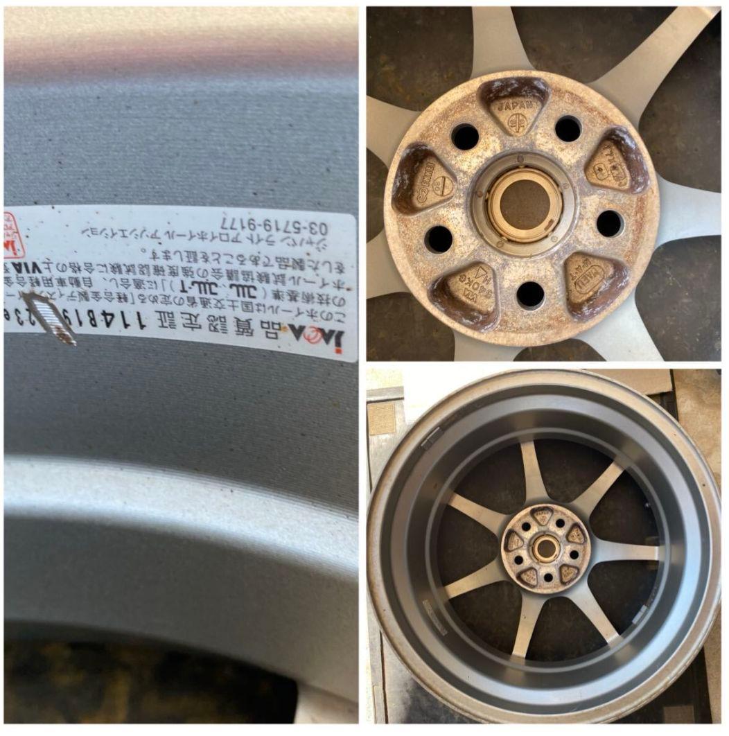 エンケイ RS+M 17インチ／7.5J／PCD100／5穴／4本セット