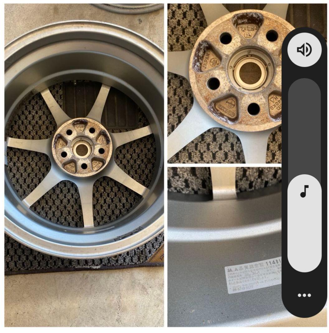 エンケイ RS+M 17インチ／7.5J／PCD100／5穴／4本セット