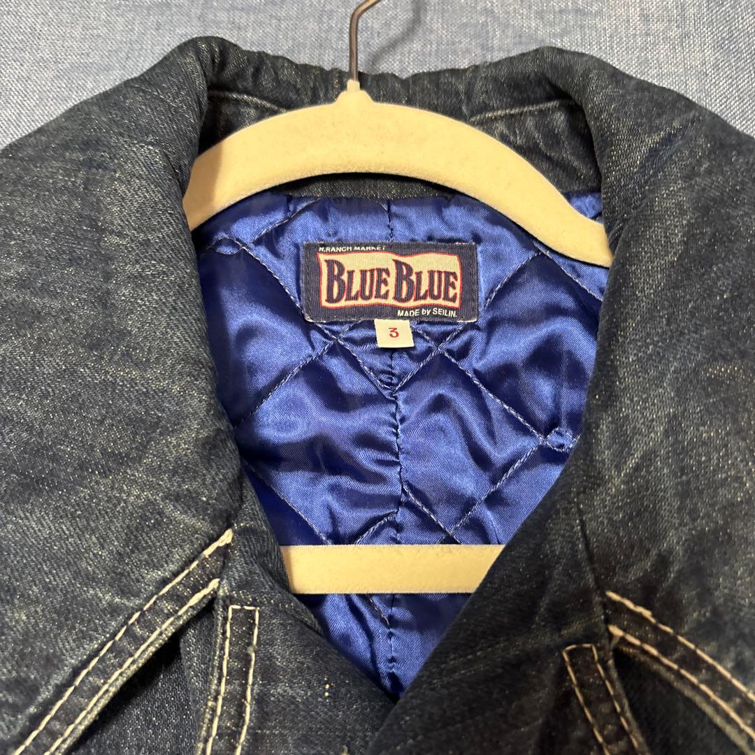 【交渉可】BLUE BLUE デニム ピーコート サイズ3