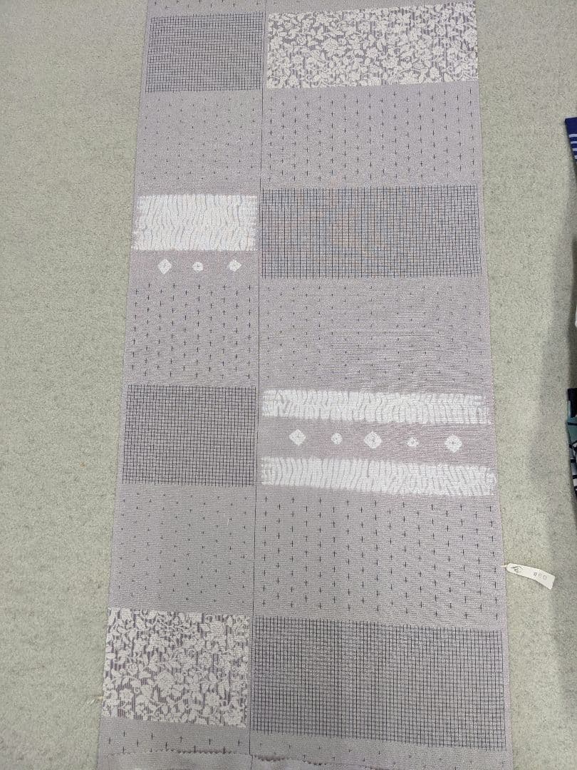 吉澤与市作更紗染め絞り染め紬