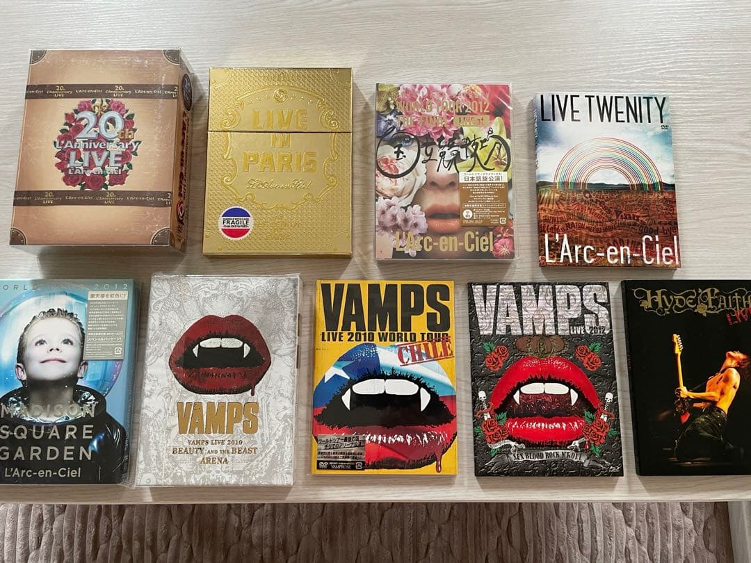 【美品】ラルク VAMPS HYDE ライブDVDまとめ売り！初回限定版多数あり