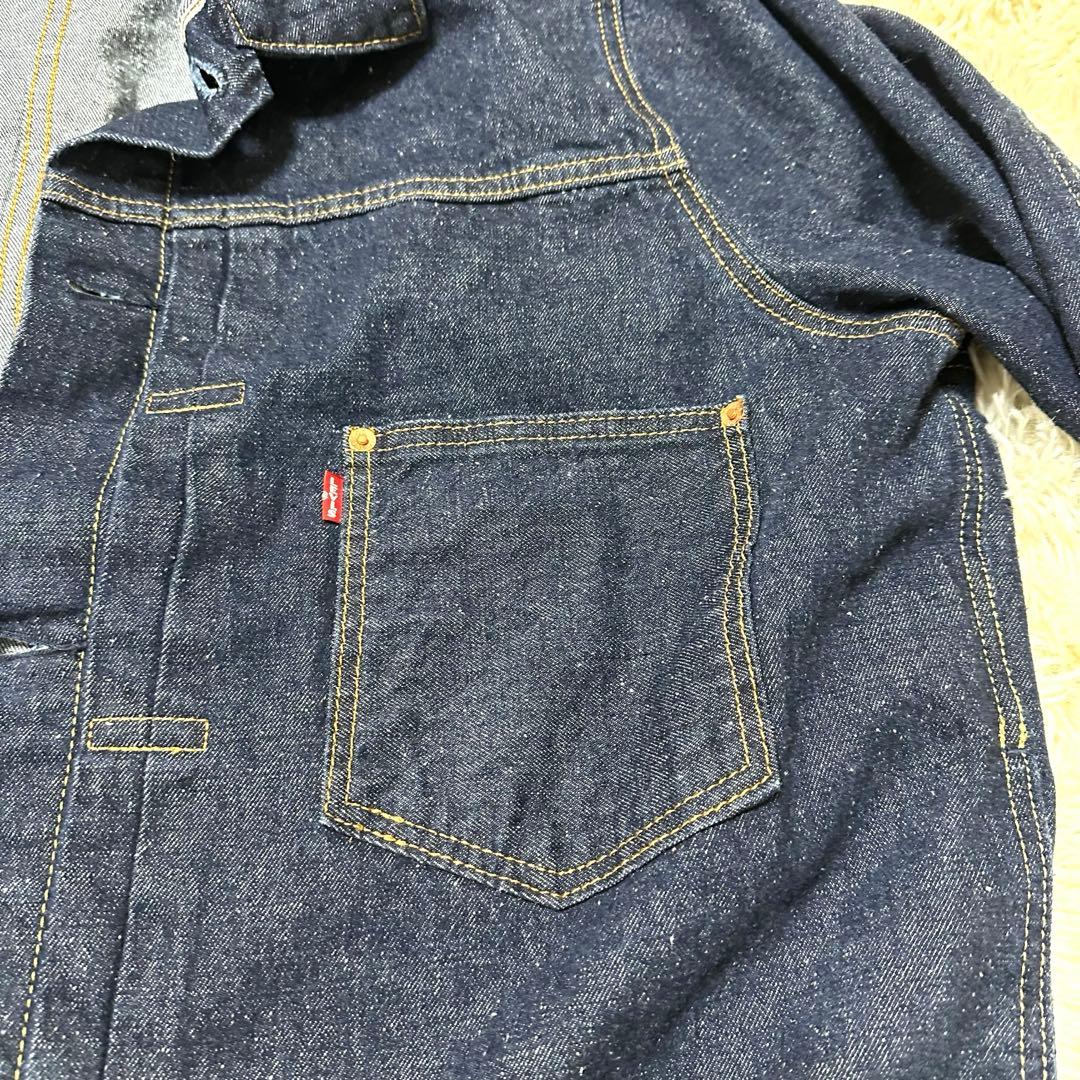 未使用に近いリーバイスプレミアム大戦型 デニムジャケット　XXL 濃紺