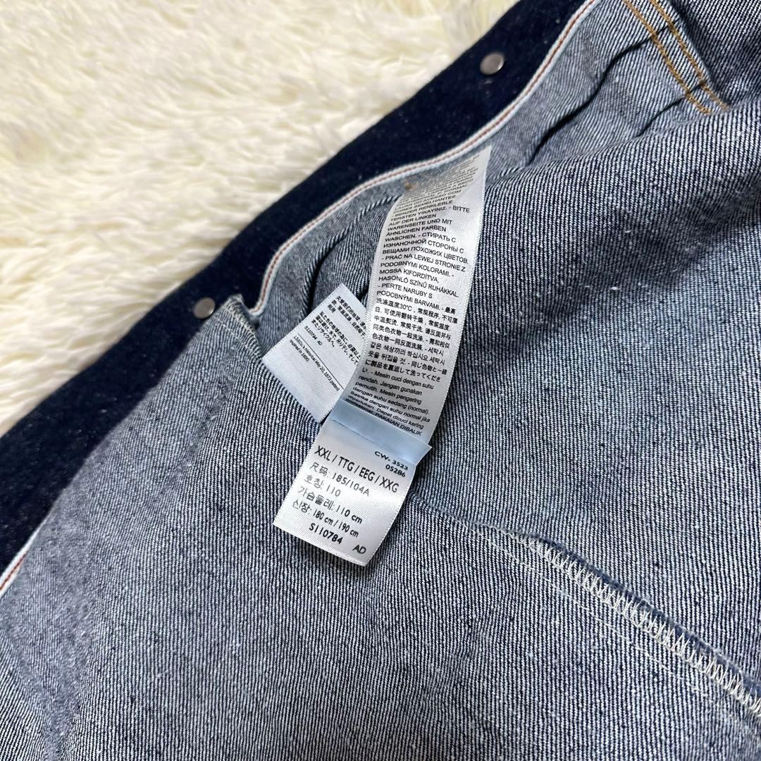 未使用に近いリーバイスプレミアム大戦型 デニムジャケット　XXL 濃紺