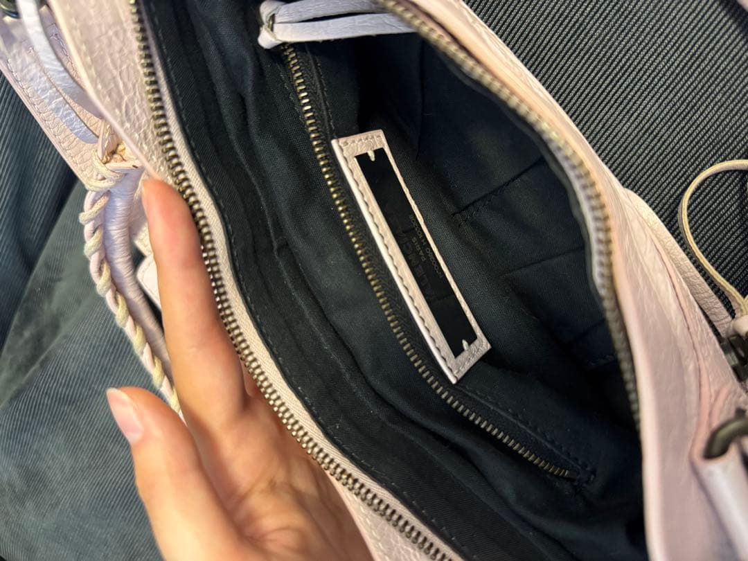 BALENCIAGA バレンシアガ シティ バッグ ベビーピンクバッグ