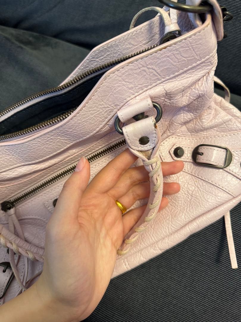 BALENCIAGA バレンシアガ シティ バッグ ベビーピンクバッグ