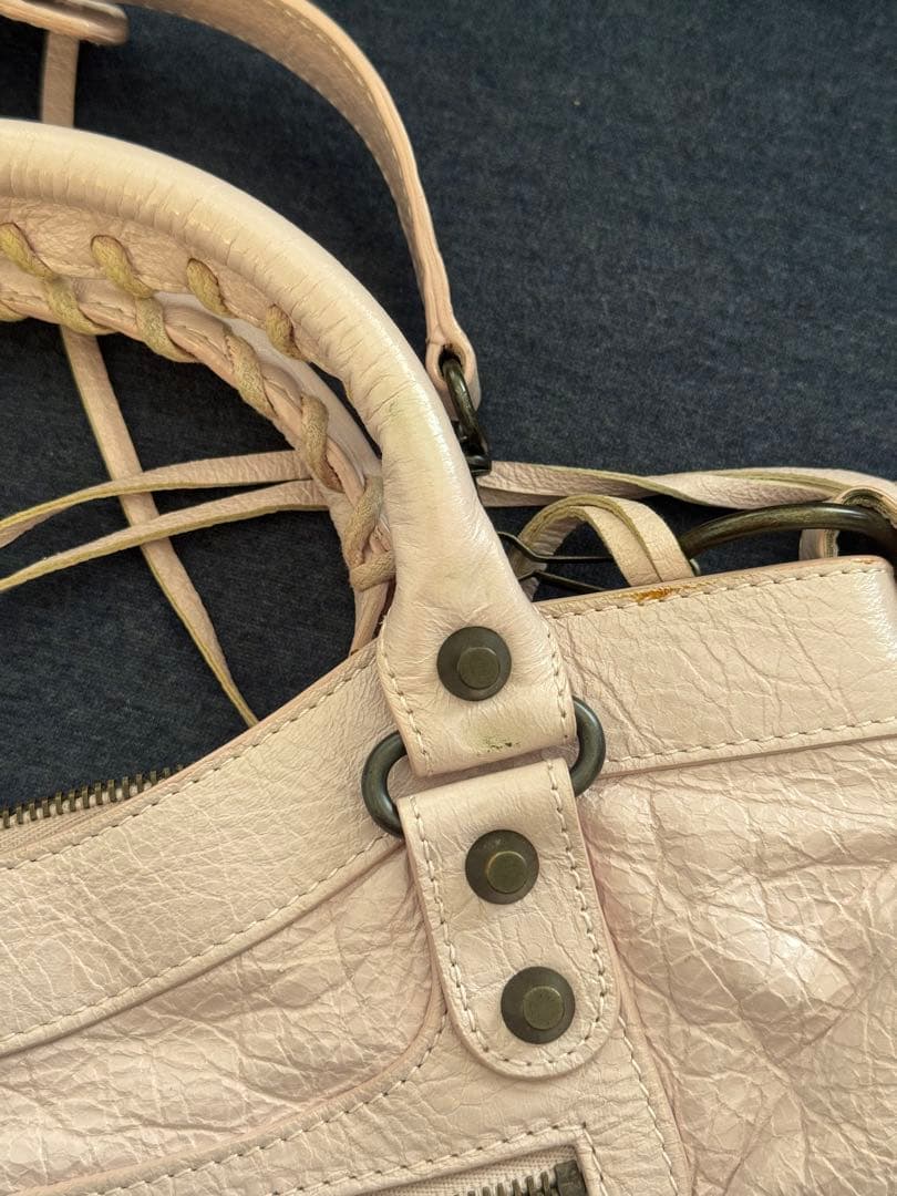 BALENCIAGA バレンシアガ シティ バッグ ベビーピンクバッグ