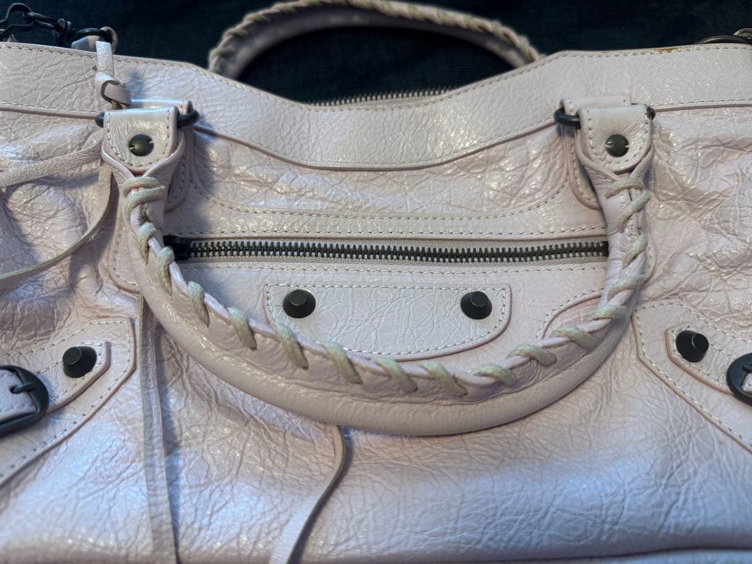 BALENCIAGA バレンシアガ シティ バッグ ベビーピンクバッグ