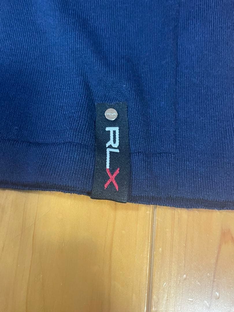 RLXゴルフ プルオーバーニット 紺 ラルフローレン L US:M 48 46