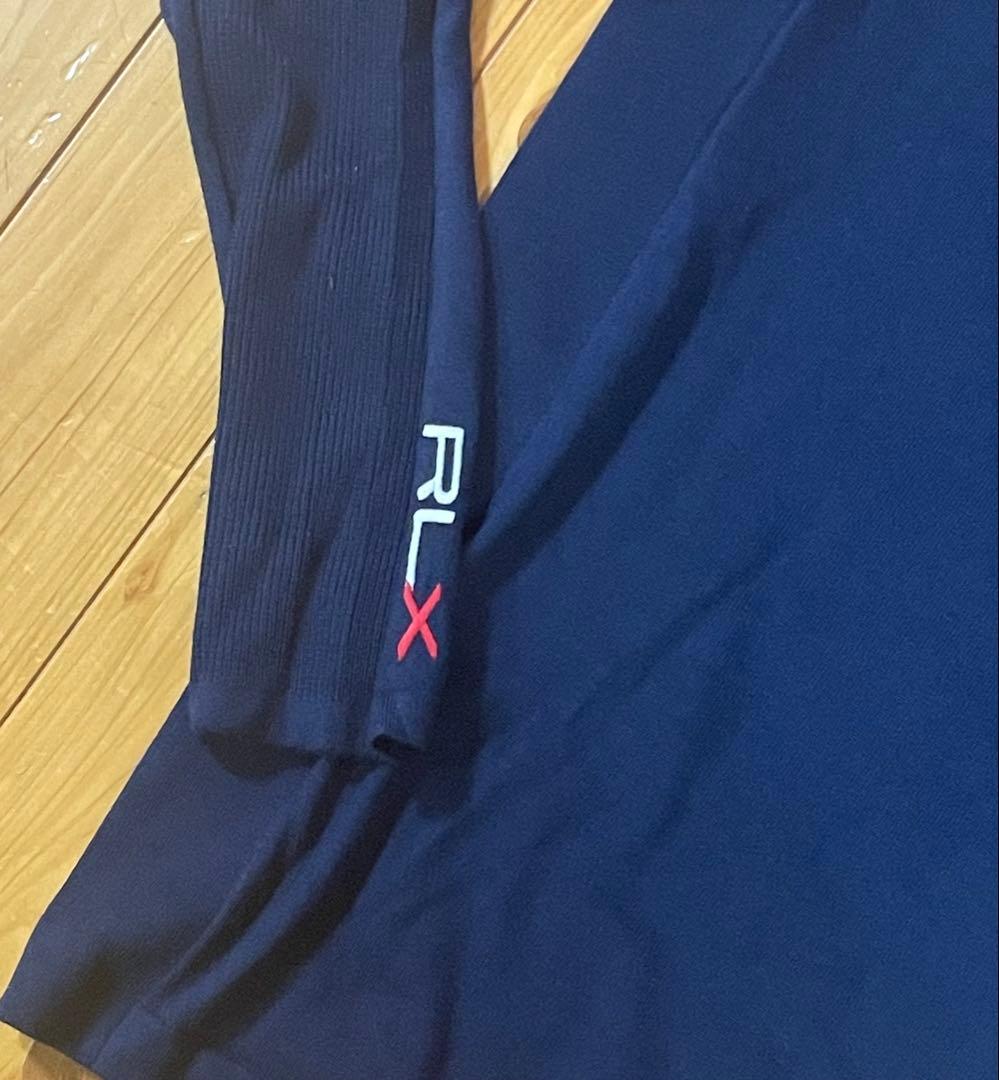 RLXゴルフ プルオーバーニット 紺 ラルフローレン L US:M 48 46