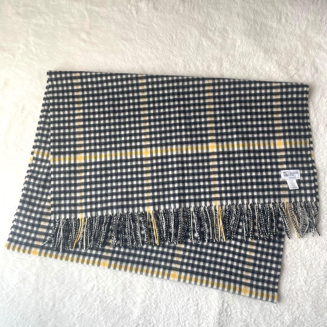 希少 ジョンストンズ ドレステリア別注 カシミヤ ストール 定価約93,500円