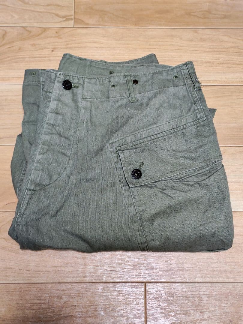 ヴィンテージ モンキーパンツ p44 USMC HBT ステンシル ビッグサイズ