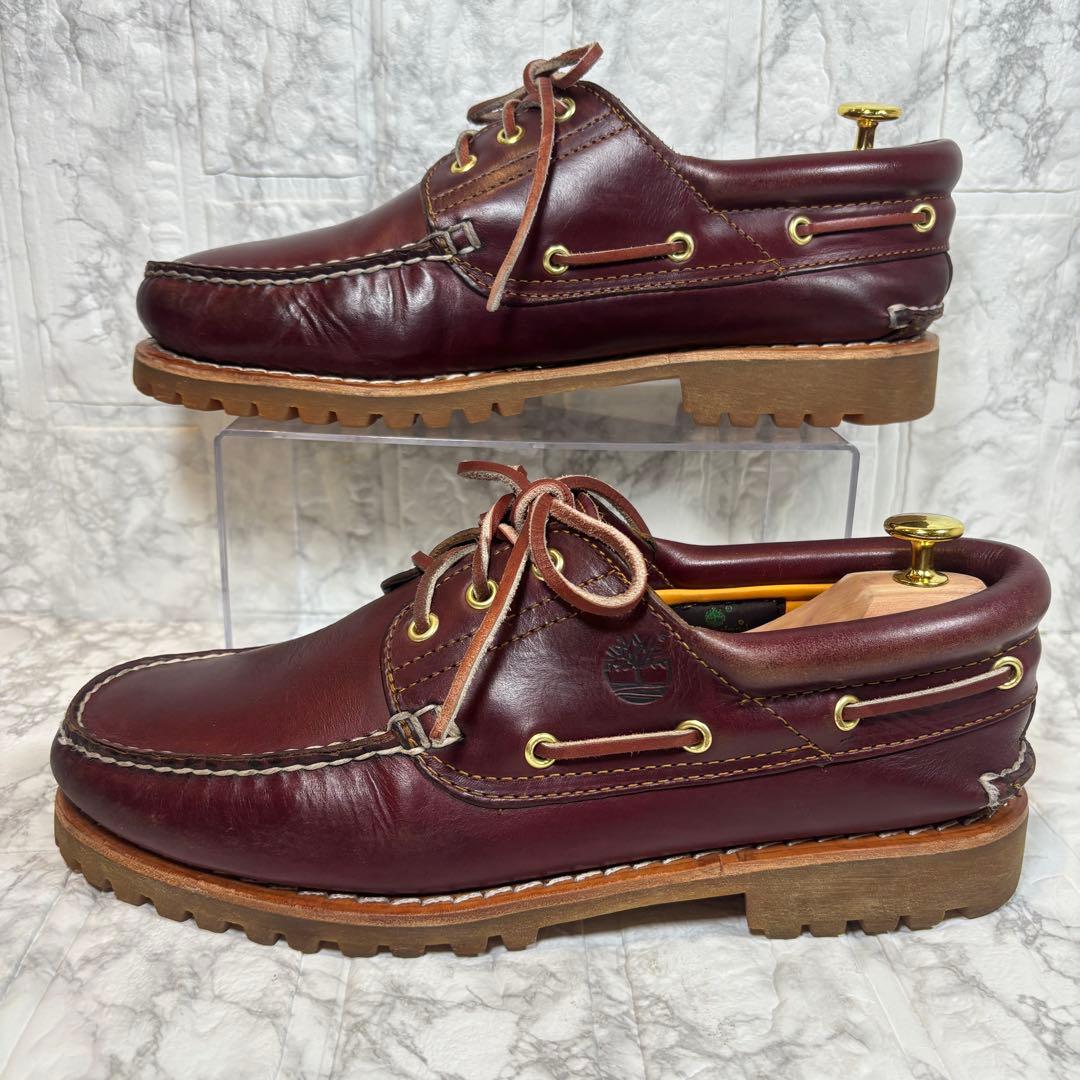 【美品】Timberland ティンバーランド 3eyeデッキシューズ 28.5