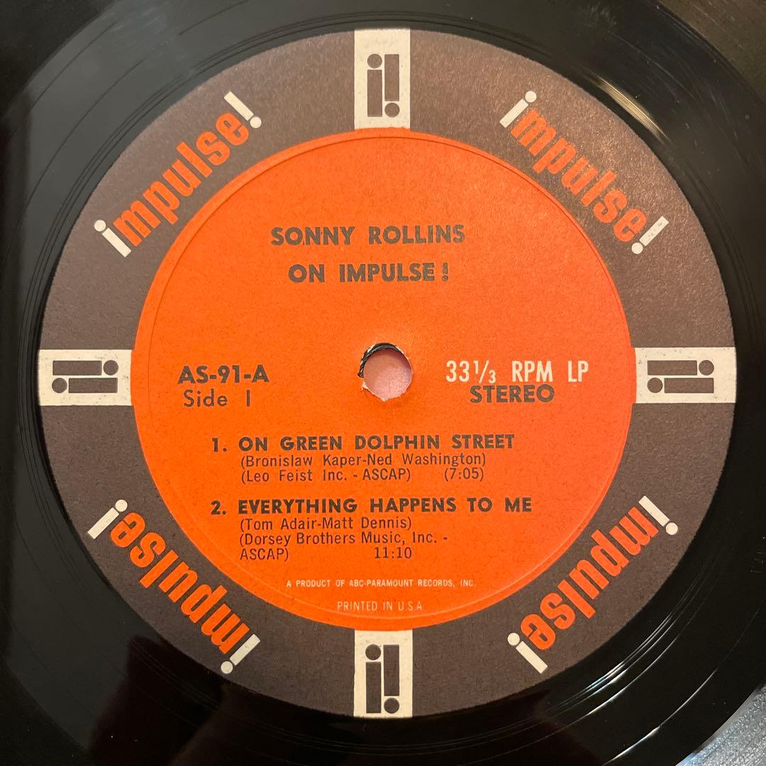 ソニーロリンズ USオリジナル VANGELDER刻印 ジャズ　レコード