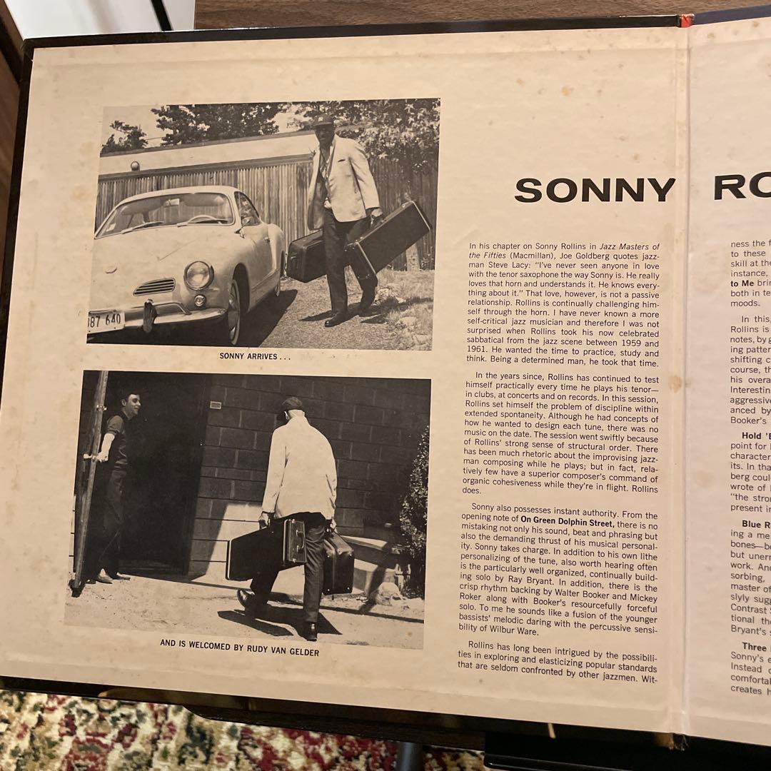 ソニーロリンズ USオリジナル VANGELDER刻印 ジャズ　レコード