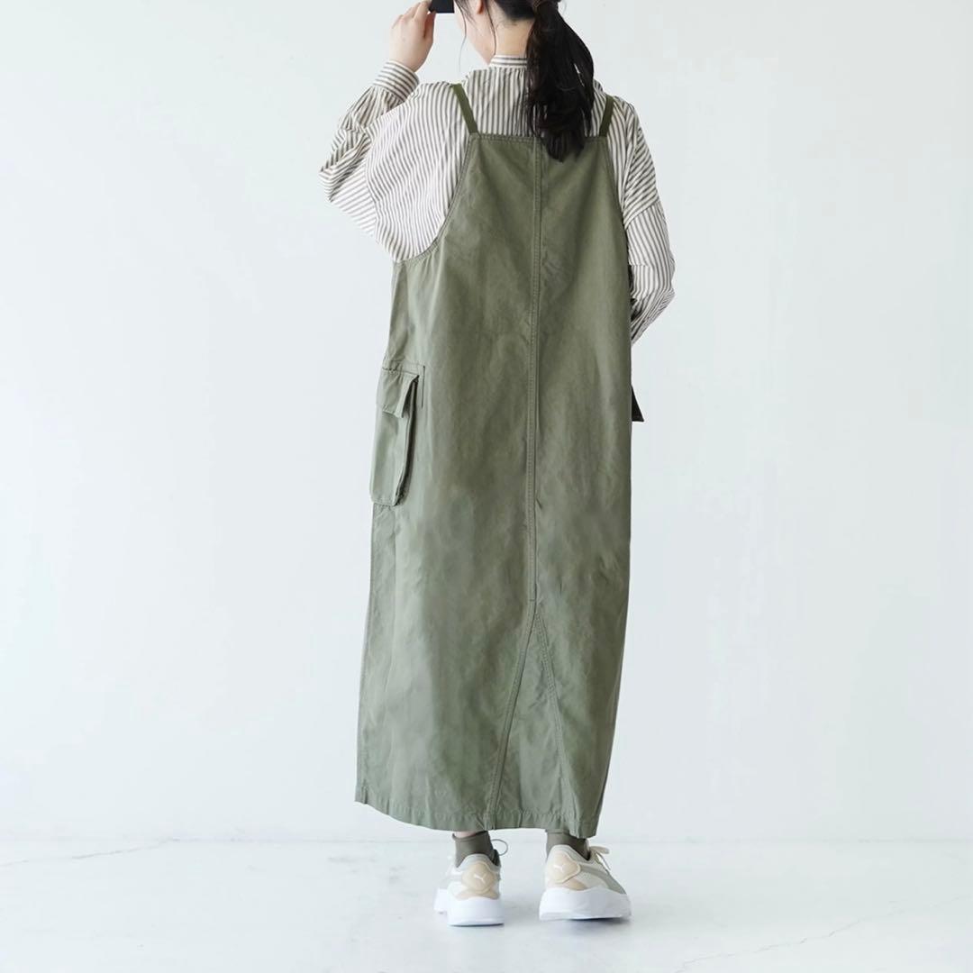 D.M.G ⿻ ファティーグリップ ミリタリー サロペットスカート カジュアル