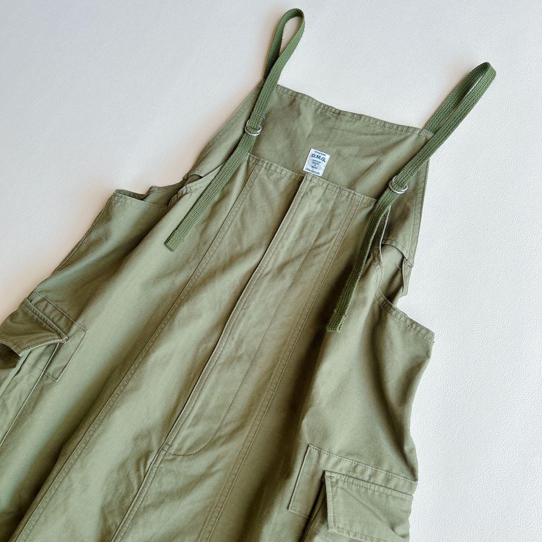 D.M.G ⿻ ファティーグリップ ミリタリー サロペットスカート カジュアル