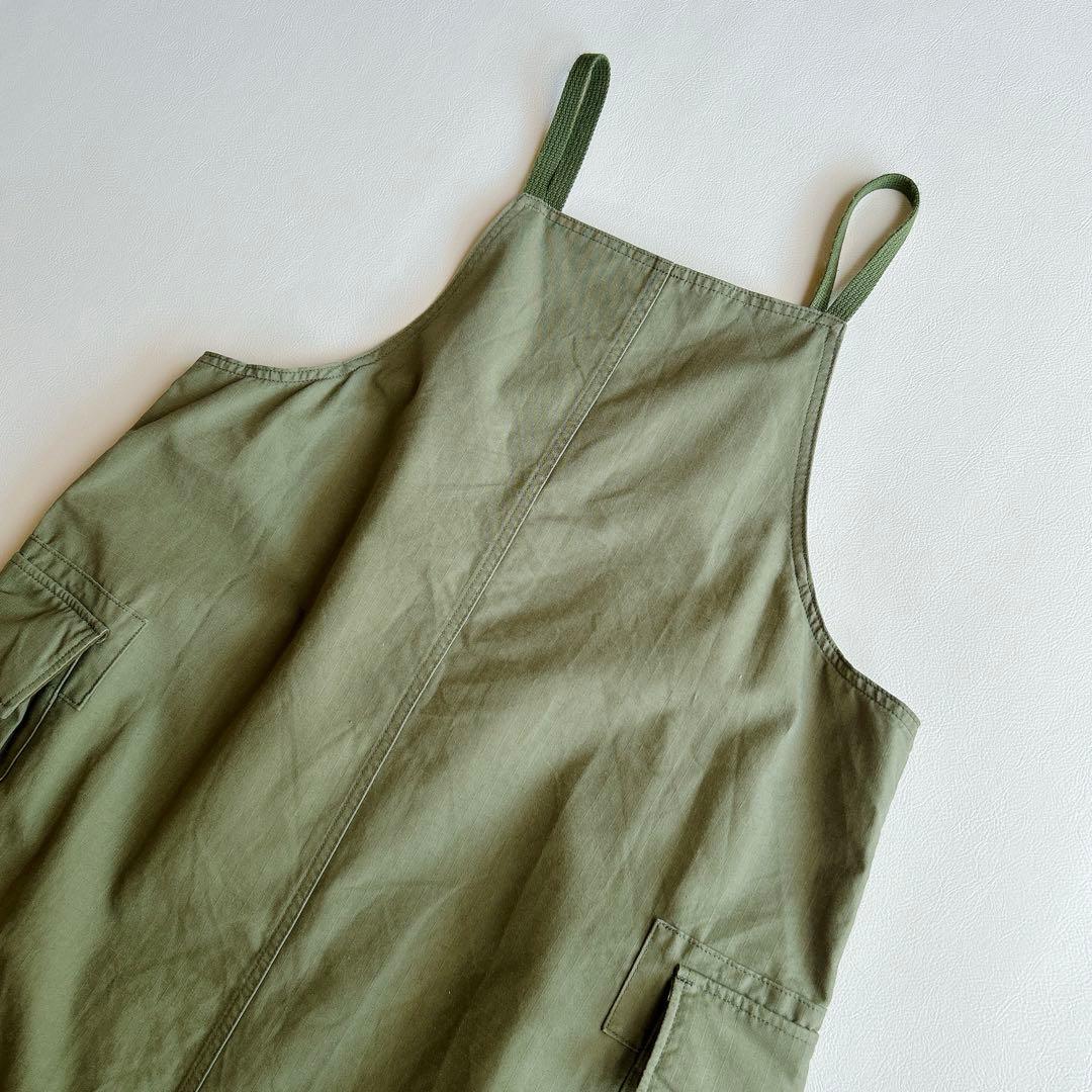 D.M.G ⿻ ファティーグリップ ミリタリー サロペットスカート カジュアル