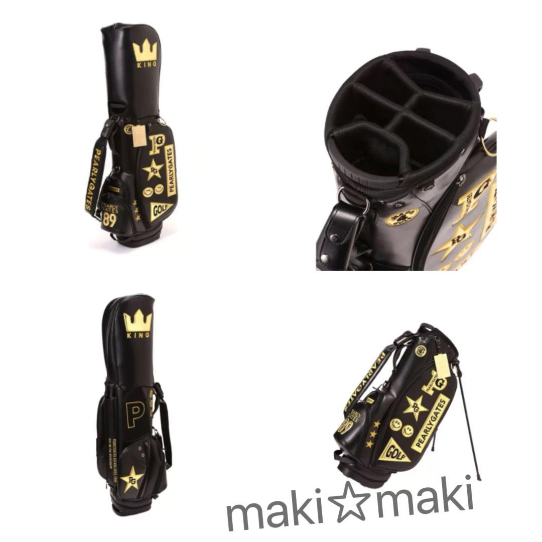 PEARLY GATES キャディバッグ ブラック/ゴールド新品未使用