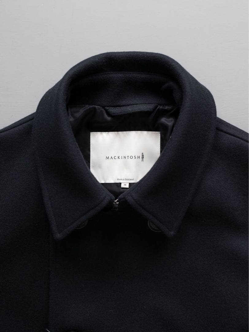 MACKINTOSH マッキントッシュ　ウールコート　ネイビー　フェトラー　36
