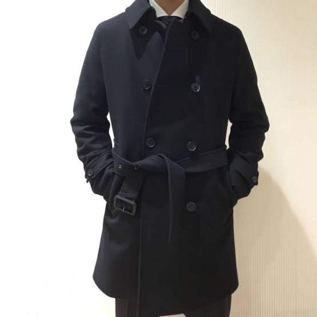 MACKINTOSH マッキントッシュ　ウールコート　ネイビー　フェトラー　36