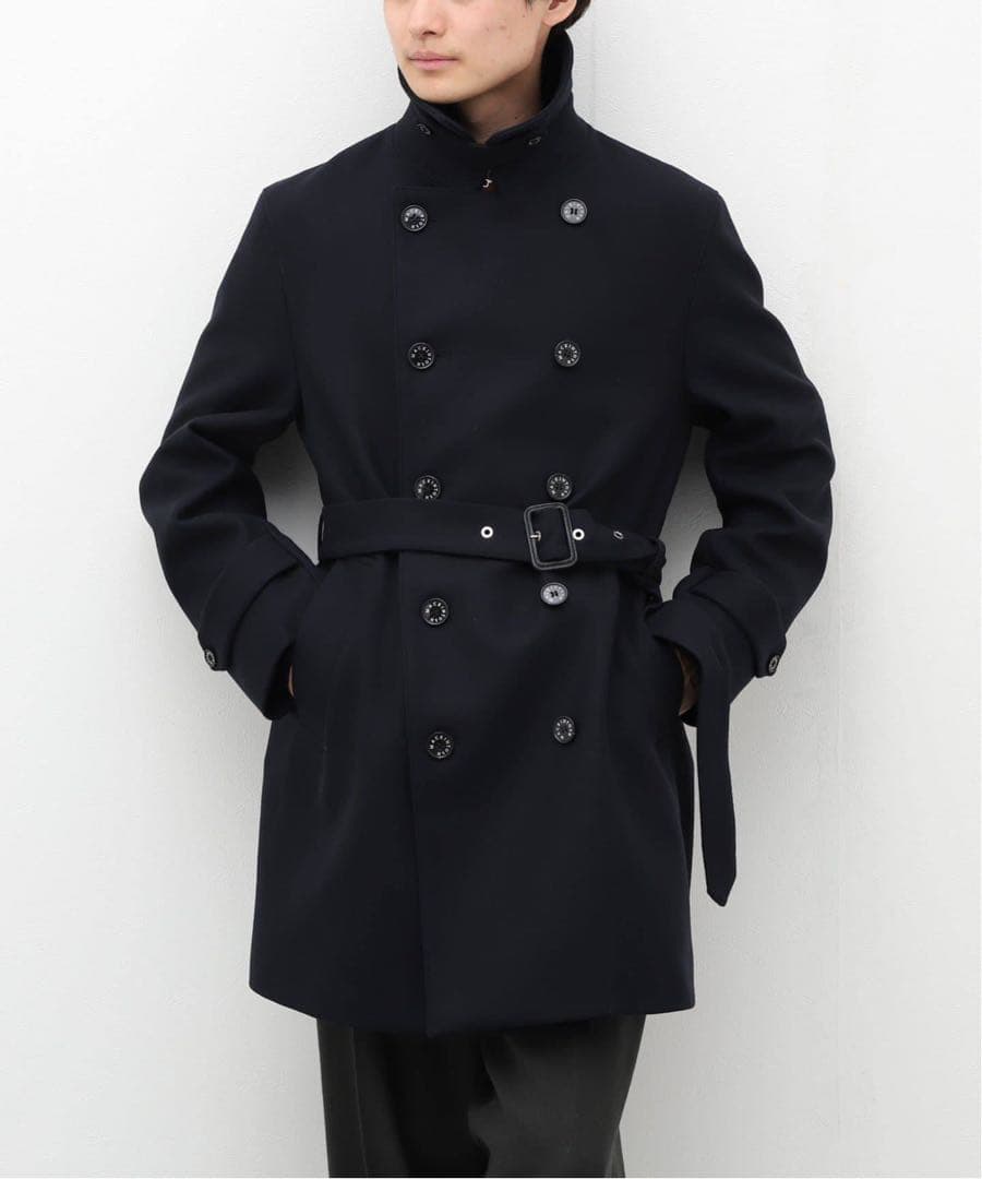MACKINTOSH マッキントッシュ　ウールコート　ネイビー　フェトラー　36