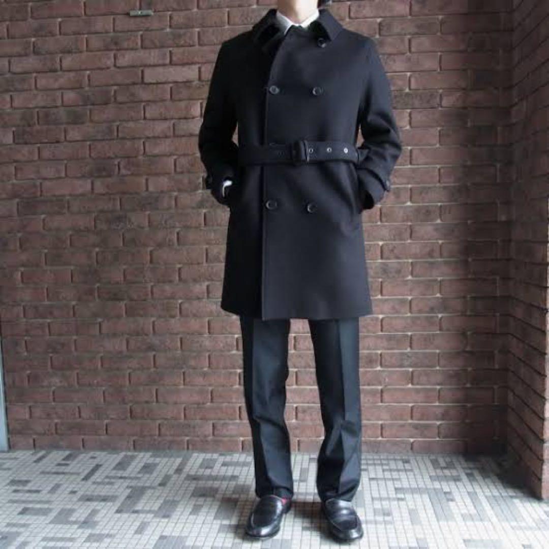 MACKINTOSH マッキントッシュ　ウールコート　ネイビー　フェトラー　36