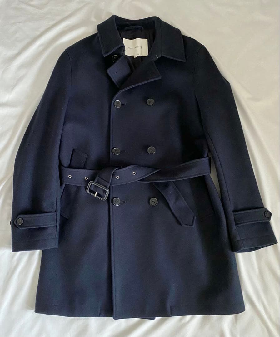 MACKINTOSH マッキントッシュ　ウールコート　ネイビー　フェトラー　36