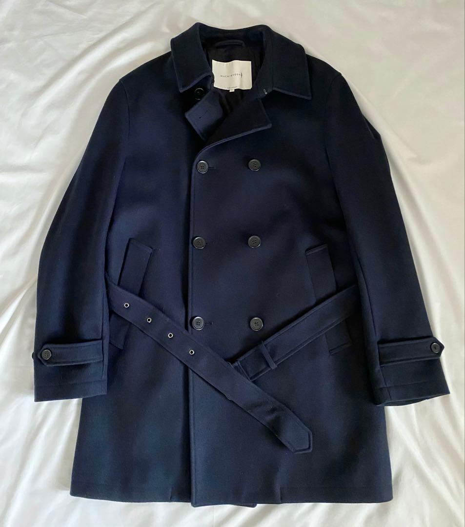 MACKINTOSH マッキントッシュ　ウールコート　ネイビー　フェトラー　36