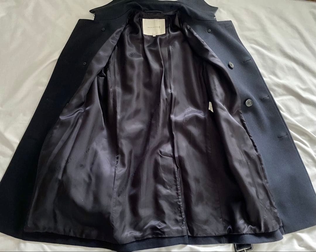 MACKINTOSH マッキントッシュ　ウールコート　ネイビー　フェトラー　36