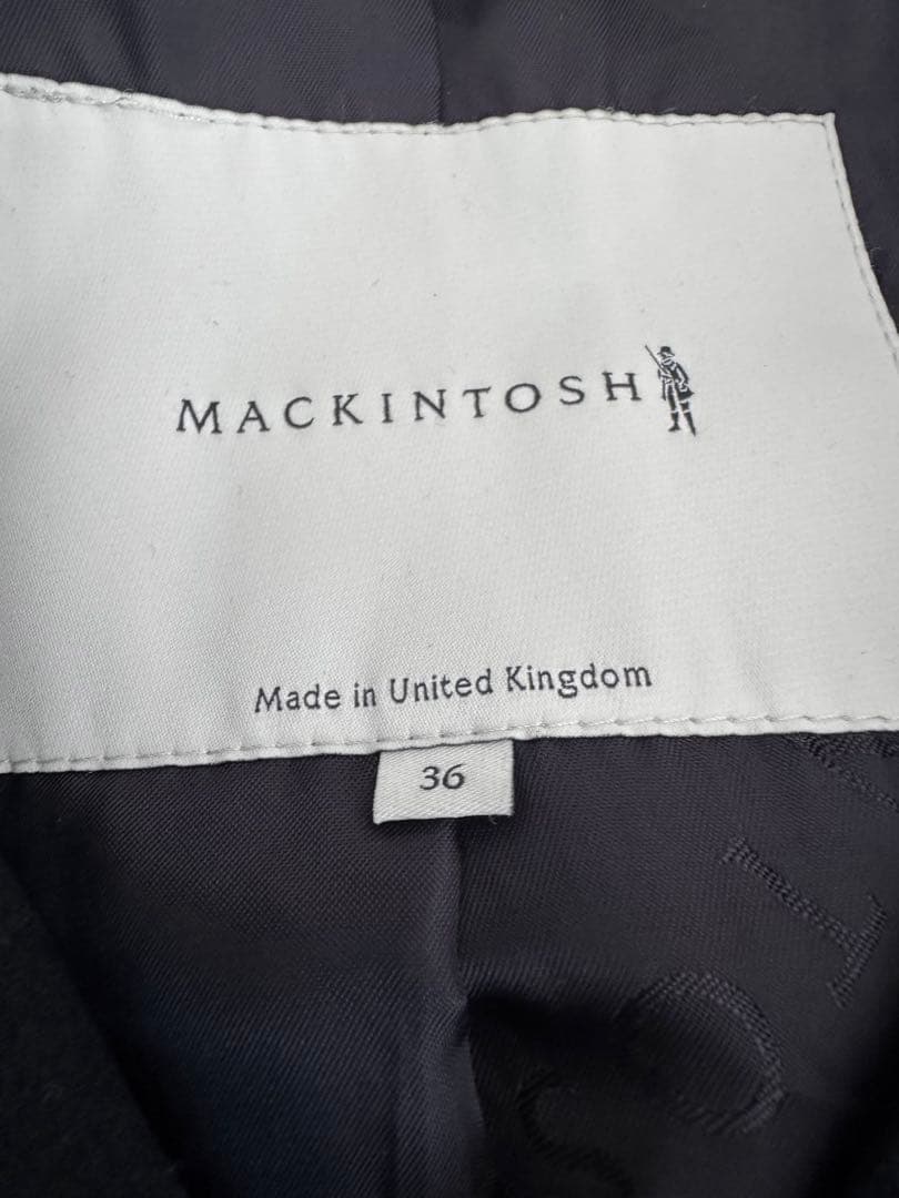 MACKINTOSH マッキントッシュ　ウールコート　ネイビー　フェトラー　36