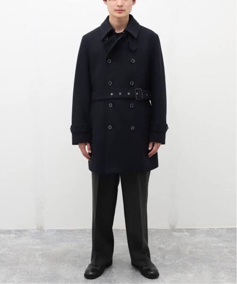 MACKINTOSH マッキントッシュ　ウールコート　ネイビー　フェトラー　36