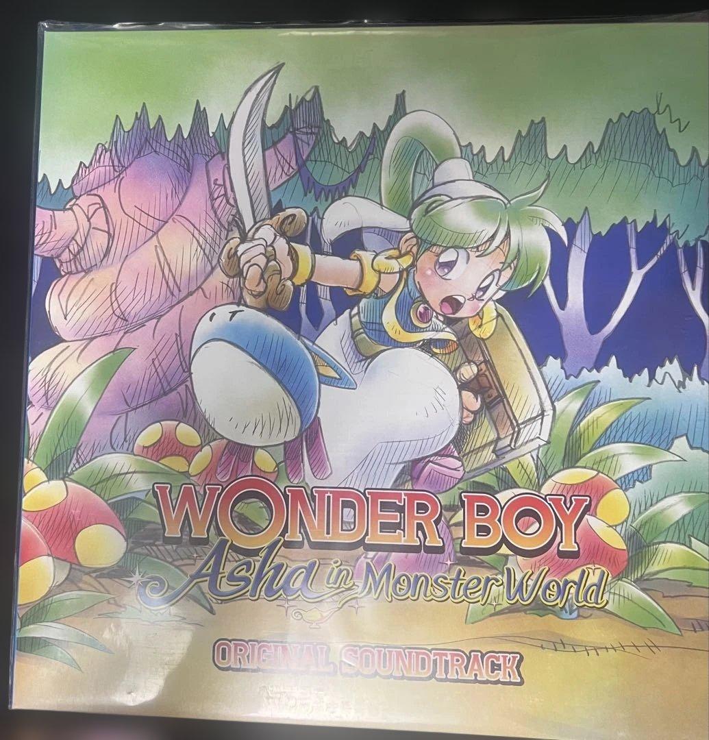 激レア　アナログ盤「ワンダーボーイ アーシャ イン モンスターワールド」