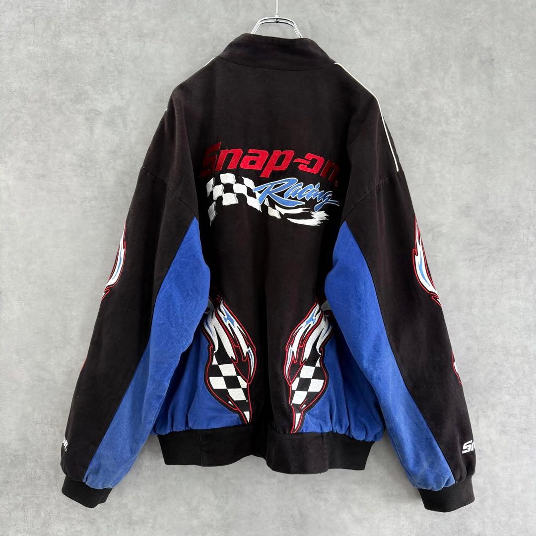 CHOKO Snap-on スナップオン 刺繍レーシングジャケット L