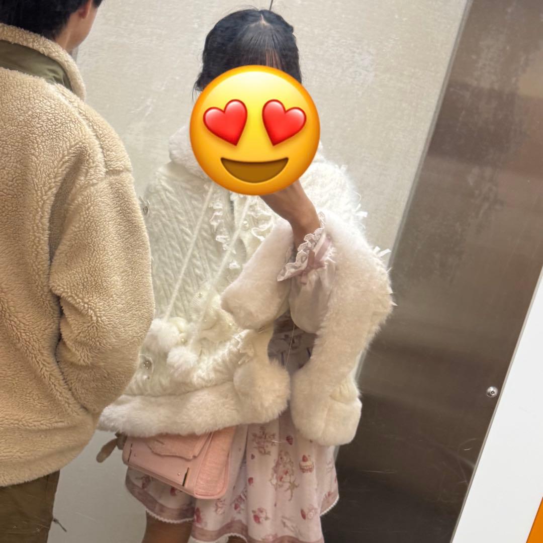 リズリサ ポンチョ ホワイト