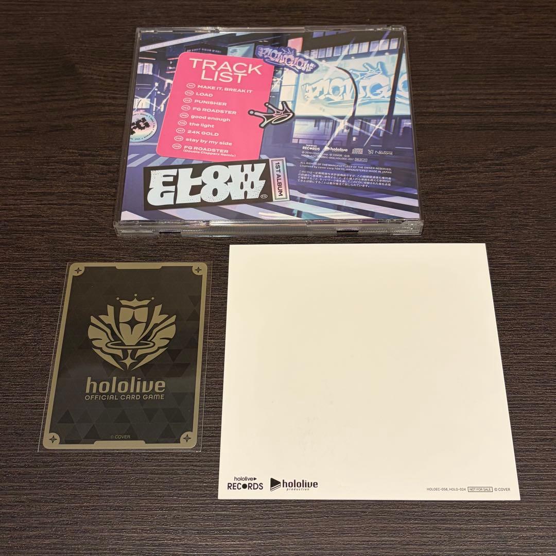 虎金妃笑虎　直筆サイン　FLOW GLOW 1st album EC数量限定盤