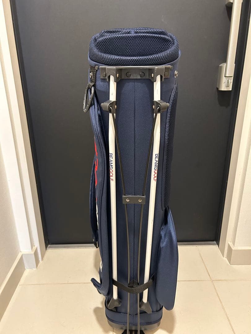 BEAMSGOLF キャディバッグとセルフスタンドバッグ(ネイビー)セット