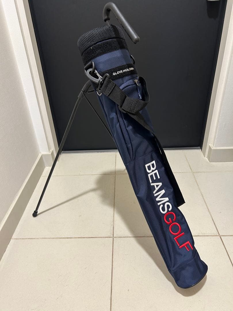BEAMSGOLF キャディバッグとセルフスタンドバッグ(ネイビー)セット