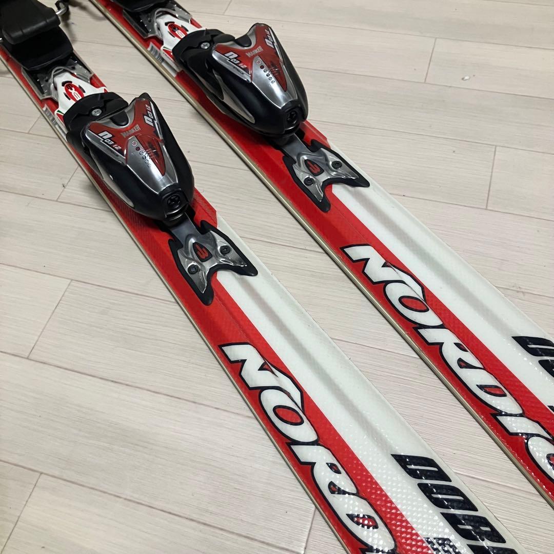 【良品】NORDICA SPITFIRE ノルディカ スキー162cmストック付