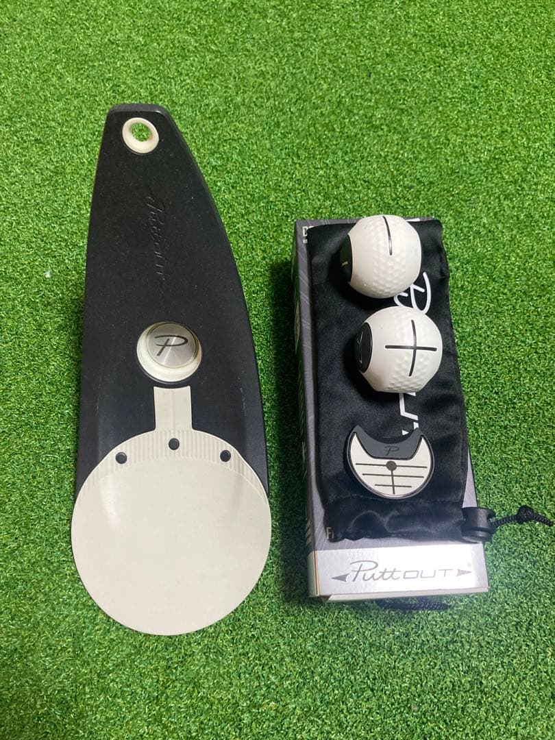 PuttOUT パッティング練習器具 セット　デビルボール