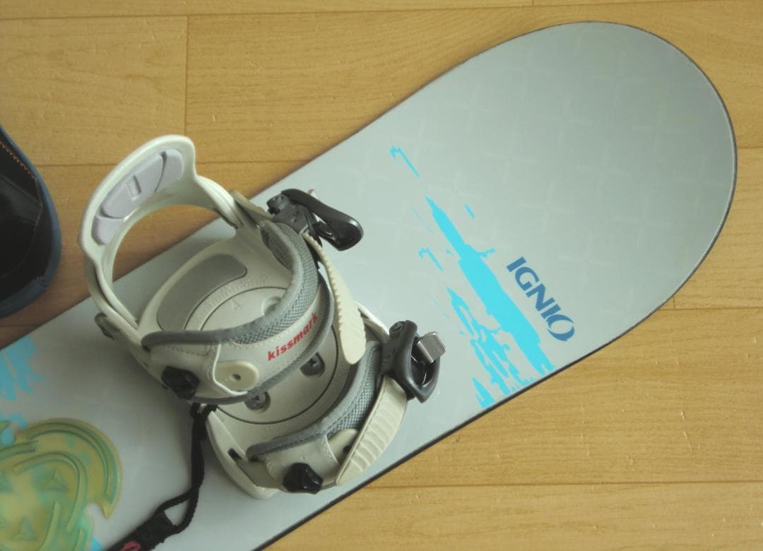 ■■送料無料■IGNIO■子供用スノボフルセット■板98靴19■WAX済■■
