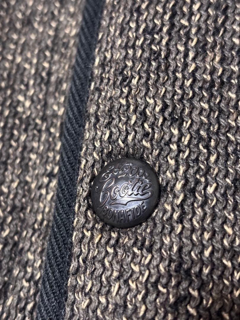 COOTIE PRODUCTIONS ビーチクロス　レザー　ウール　ジャケット