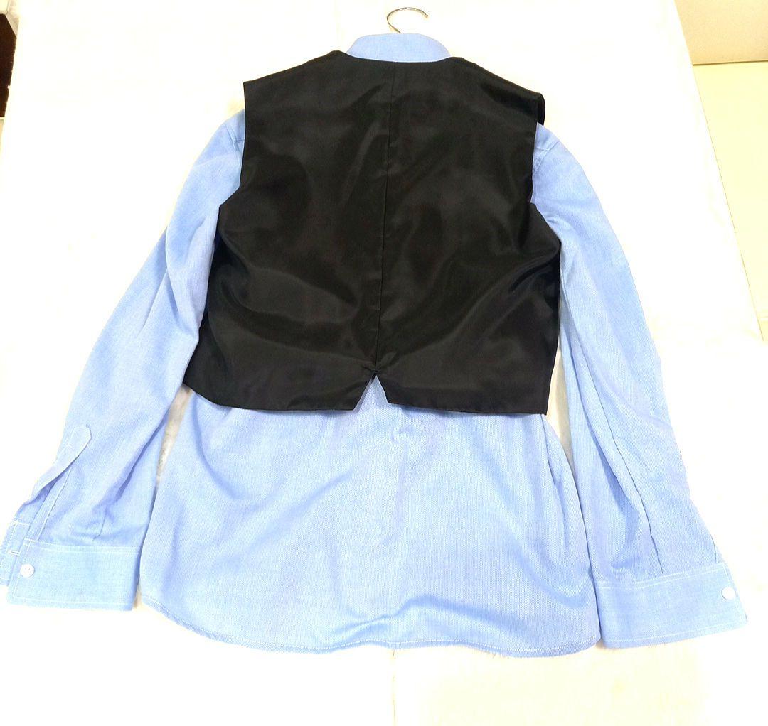 御依頼極美品ワンダーファクトリースーツ6点セット　ベスト銀ボタン濃紺150