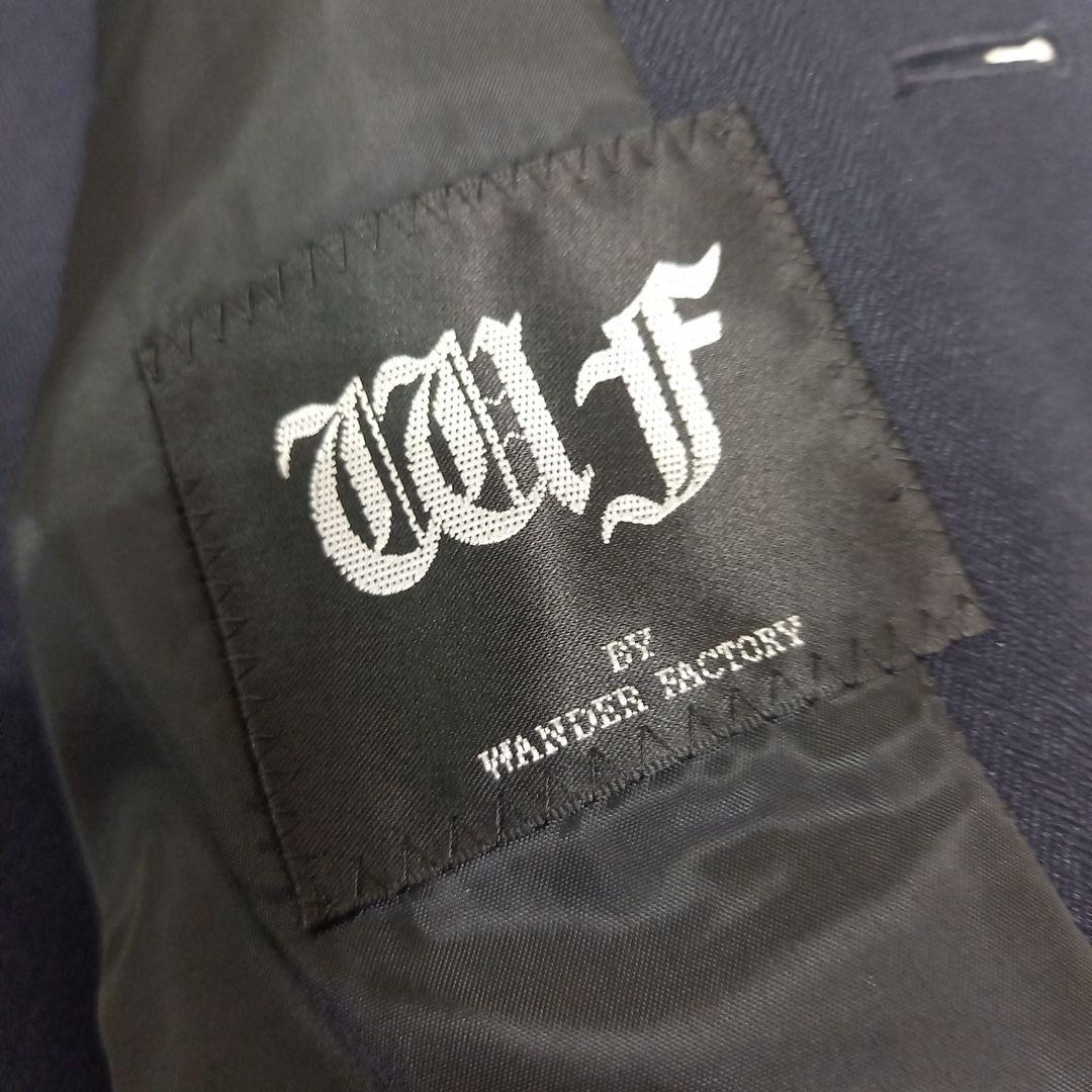 御依頼極美品ワンダーファクトリースーツ6点セット　ベスト銀ボタン濃紺150