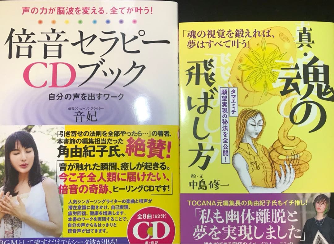 倍音セラピーCDブック 新品未使用真魂の飛ばし方